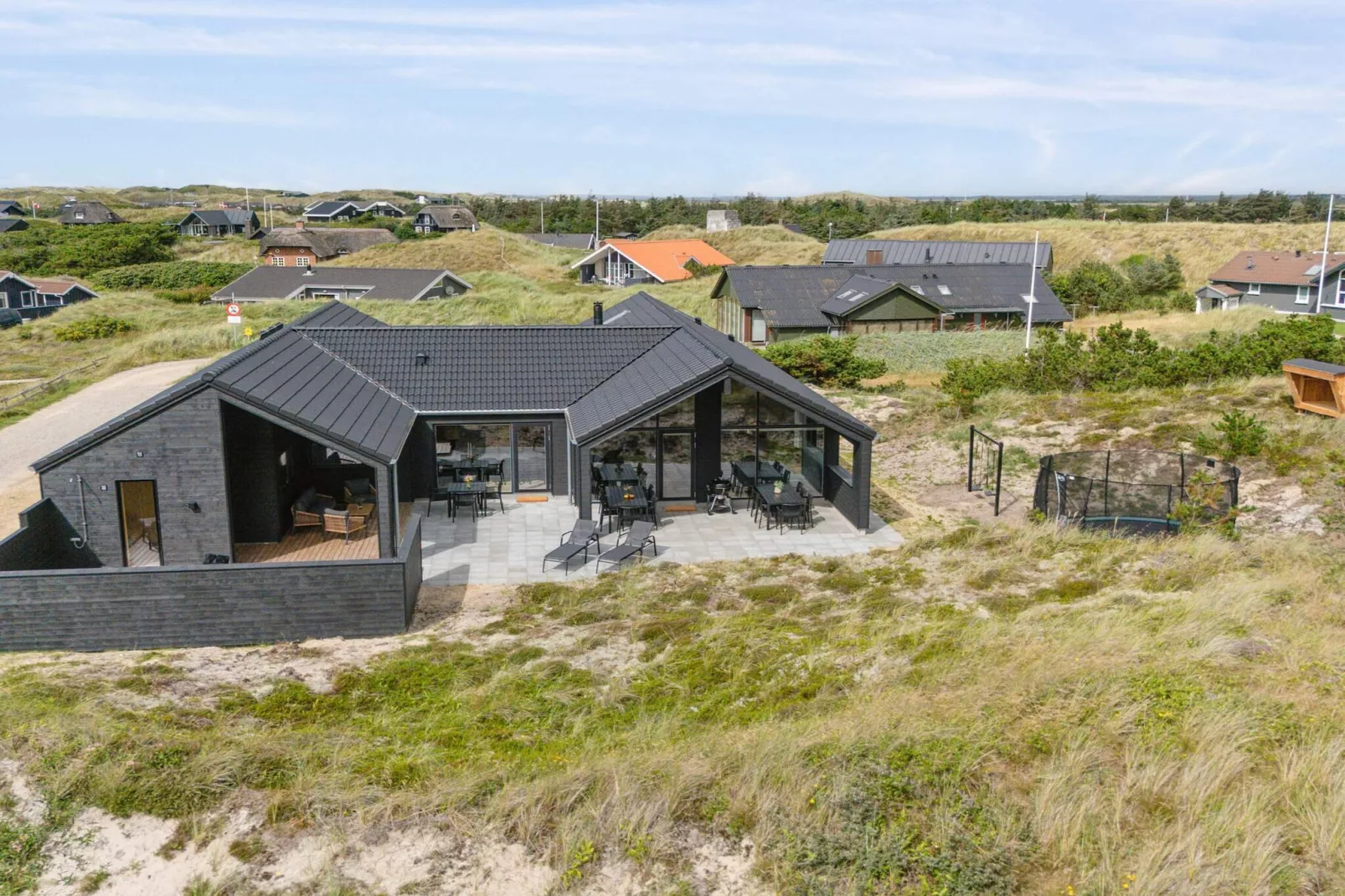 5 Sterne Ferienhaus in Ringkøbing-Im Freien