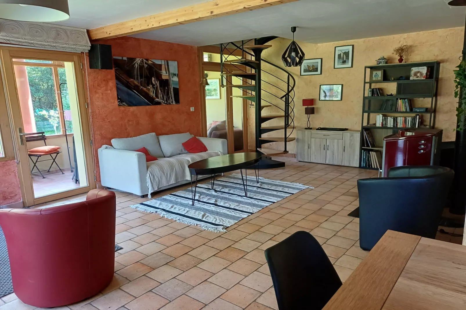 Maison de vacances avec jardin Surzur-Living room