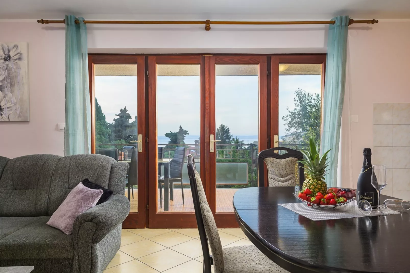 Charming Lovran Apartments with Wonderful Sea View - Two Bedroom Apartment