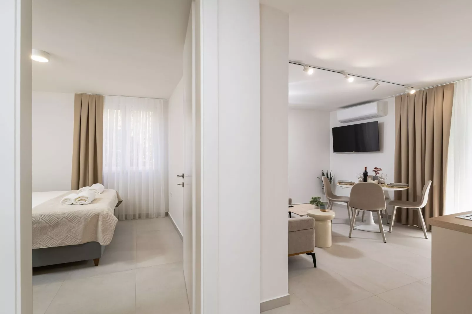Modern City Escape with Balcony - Near the Ferry Port