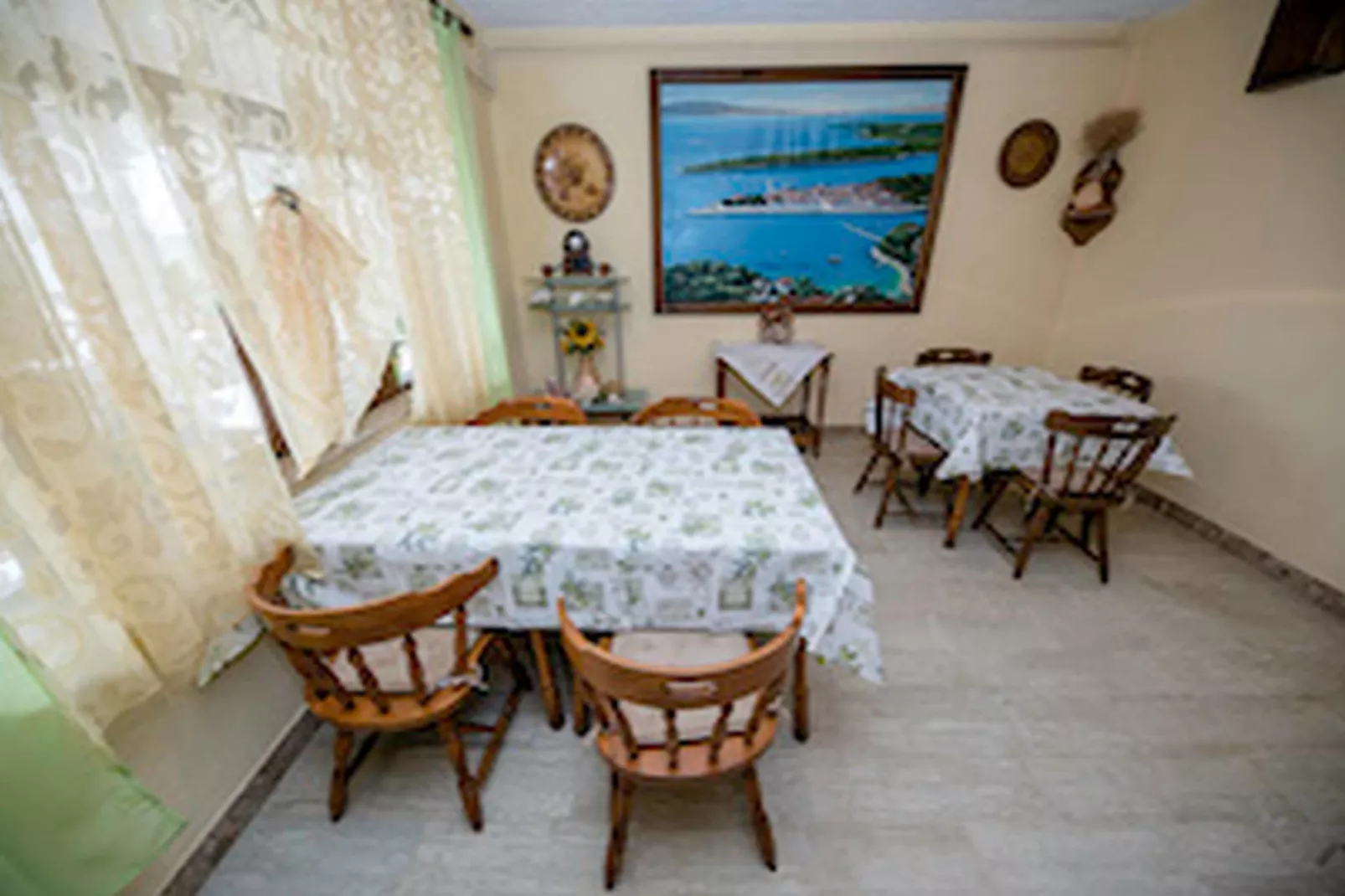 Apartments & Rooms Green Bay - Double Room with Balcony and Sea View (Room 1)