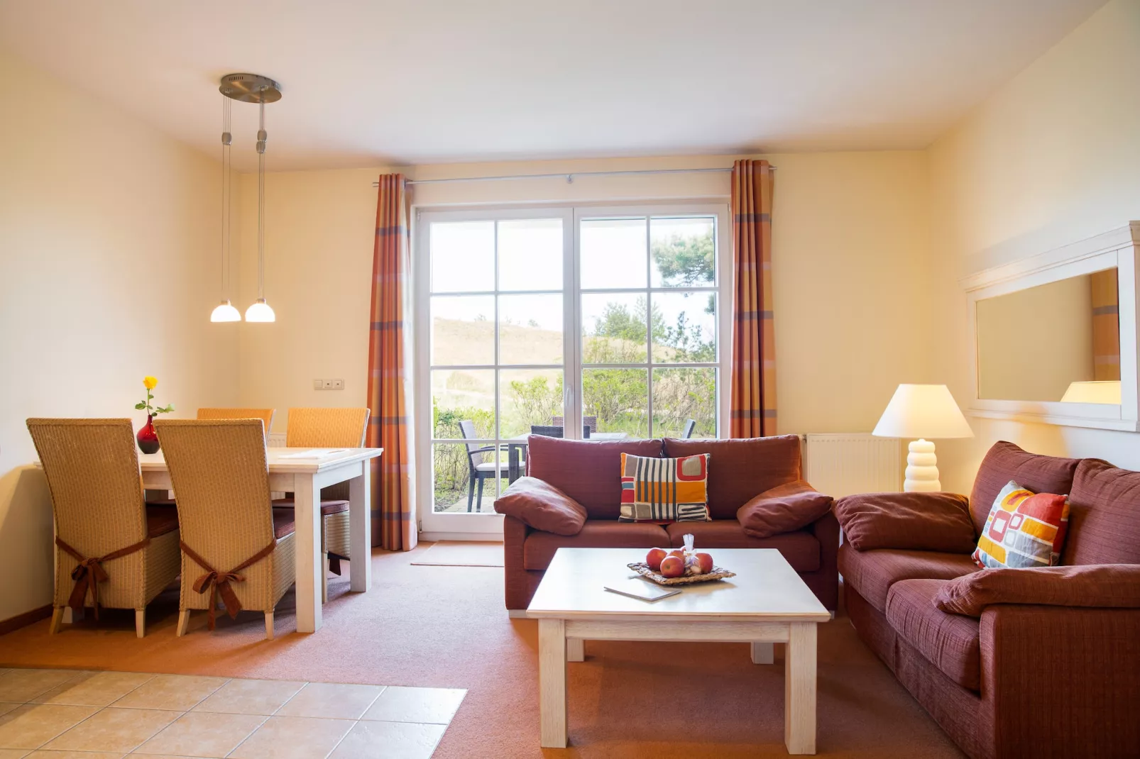 Garten Ferienwohnung - Strandhotel Dünenmeer