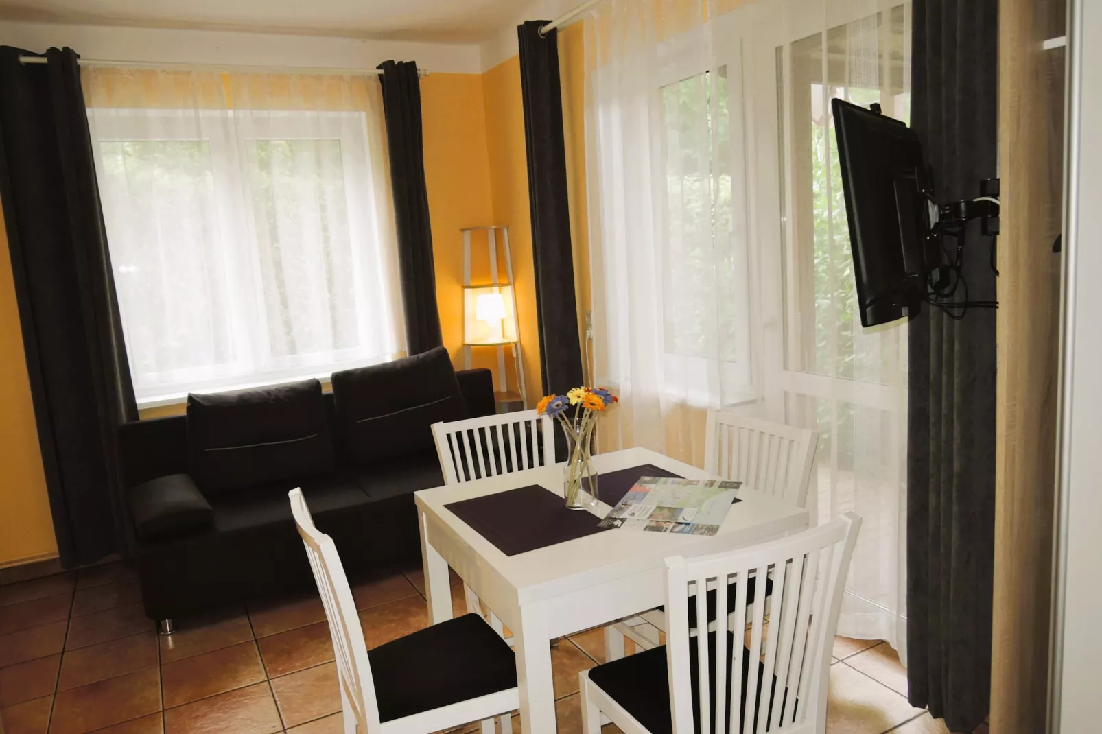 Mieszkanie na parterze dla 4 osób 2 pokojowe