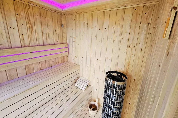 Parterowe domki wakacyjne dla 6 osób w Gąskach-Sauna