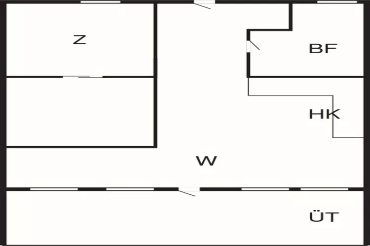 4 person holiday home in Ærøskøbing-By Traum-Floor plan