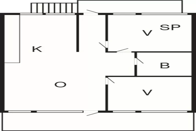 3 room,attached house-Plan d'étage