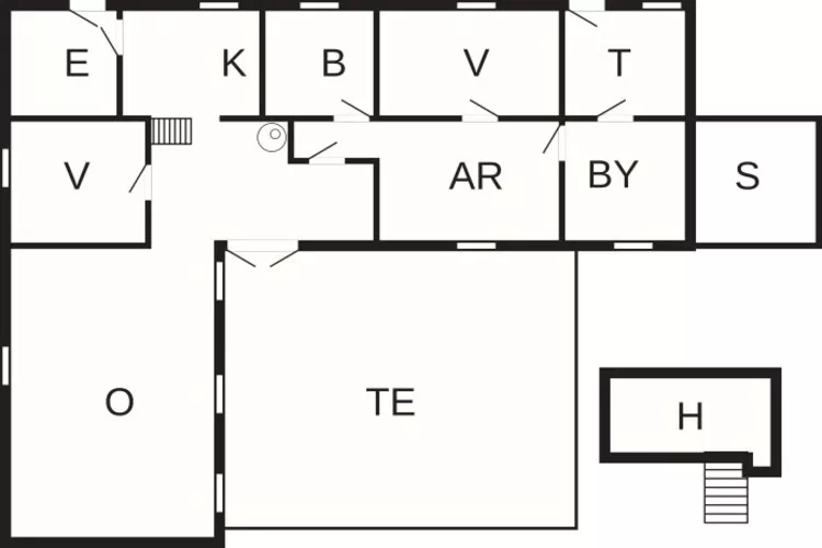 8 Personen Ferienhaus in Vesløs-By Traum-Grundriss
