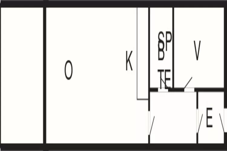 2 room,ground floor or 1.-Grundriss