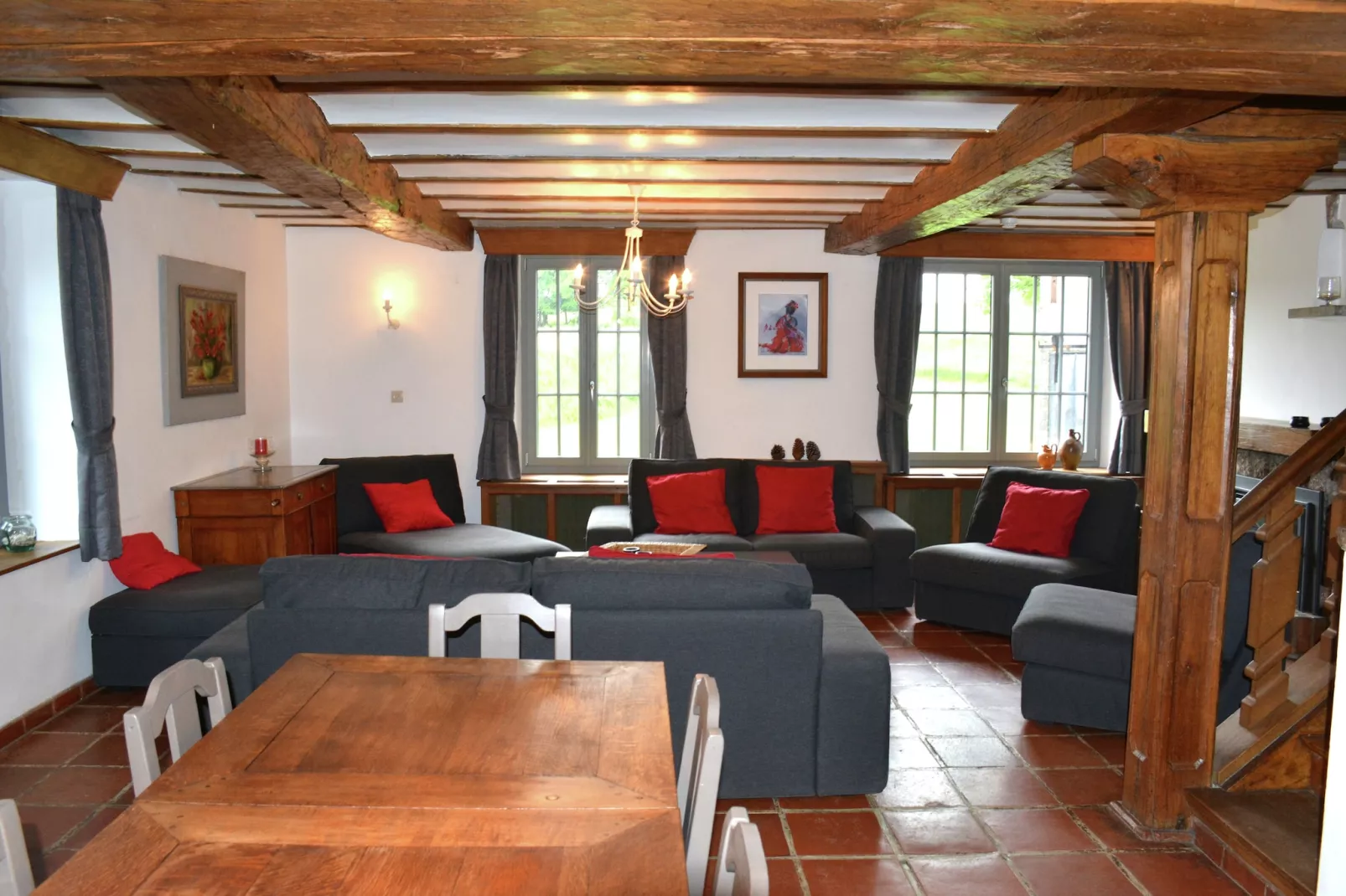 Le Moulin d'Halconreux-Wohnzimmer