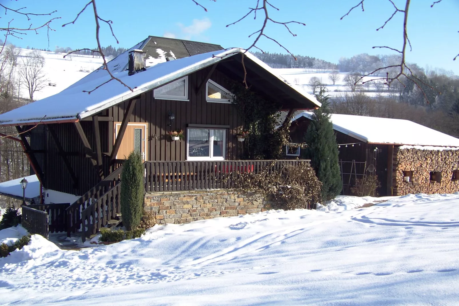 Rittersgrün-Exterior in winter