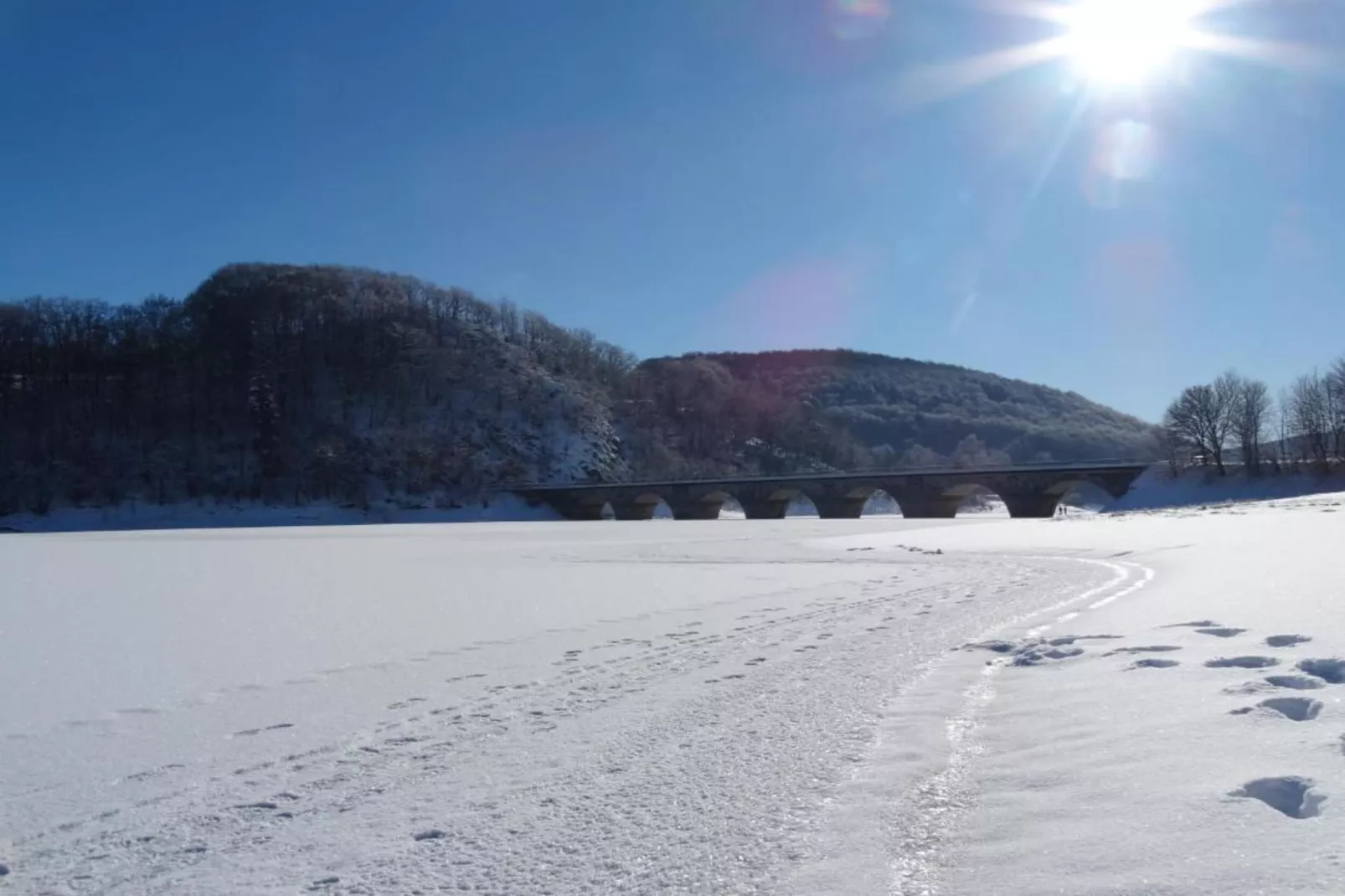 Sauerland - Diemelsee-Area within 5km in winter
