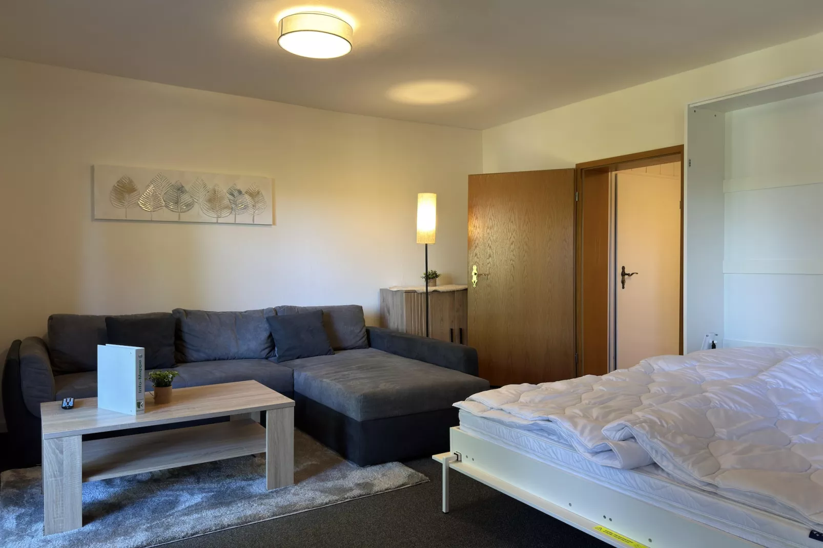 Kombination Bärenhütte  Hirschblick 10 Erw 2 Kinder-Wohnzimmer