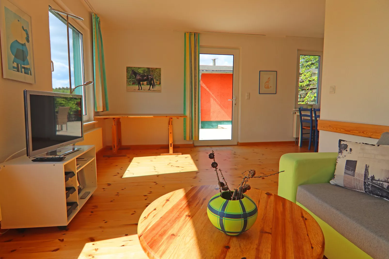 Ferienhäuser Inselblick / Ferienhaus 1 60 qm-Living room