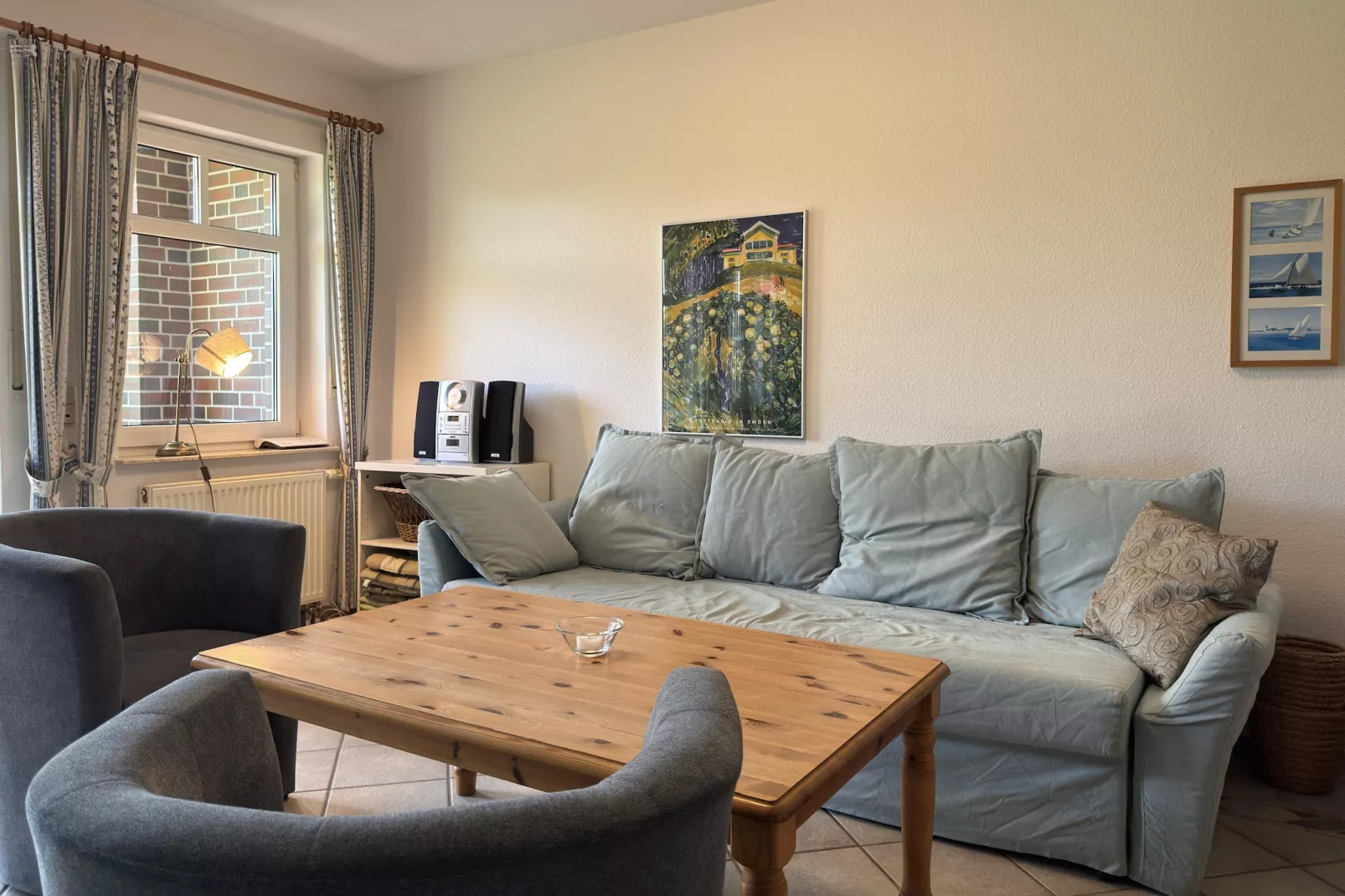 Ferienwohnung Fedderwardersiel-Living room
