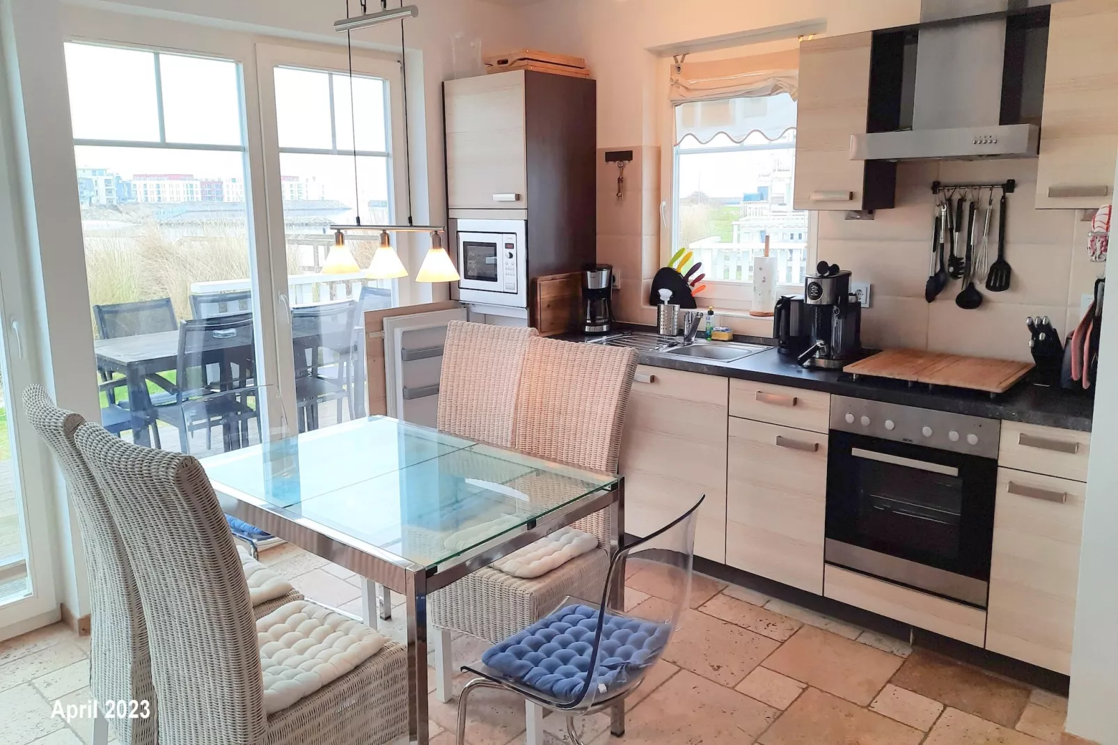 Doppelhaushälfte Olpenitz-Villa Libelle 93 qm 5-6 Pers-Cuisine