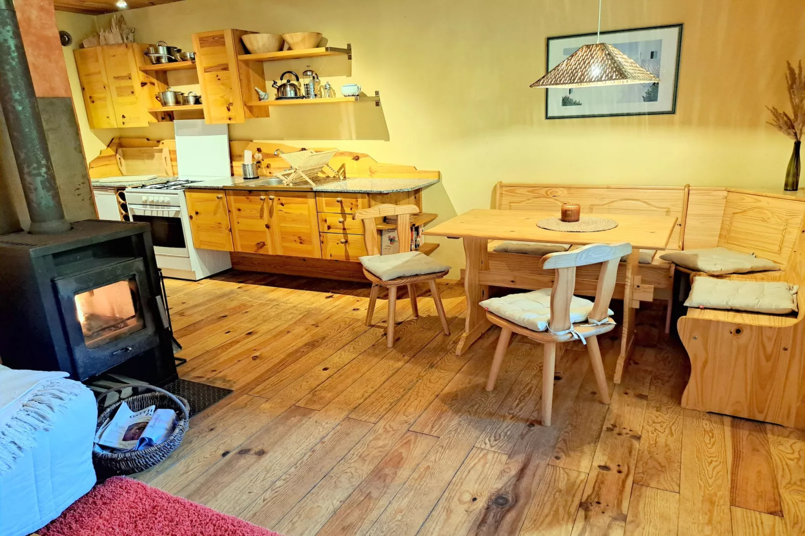 Holiday flats Forellenhof Dabo // Typ B 4 Erw  55 qm-Dining room