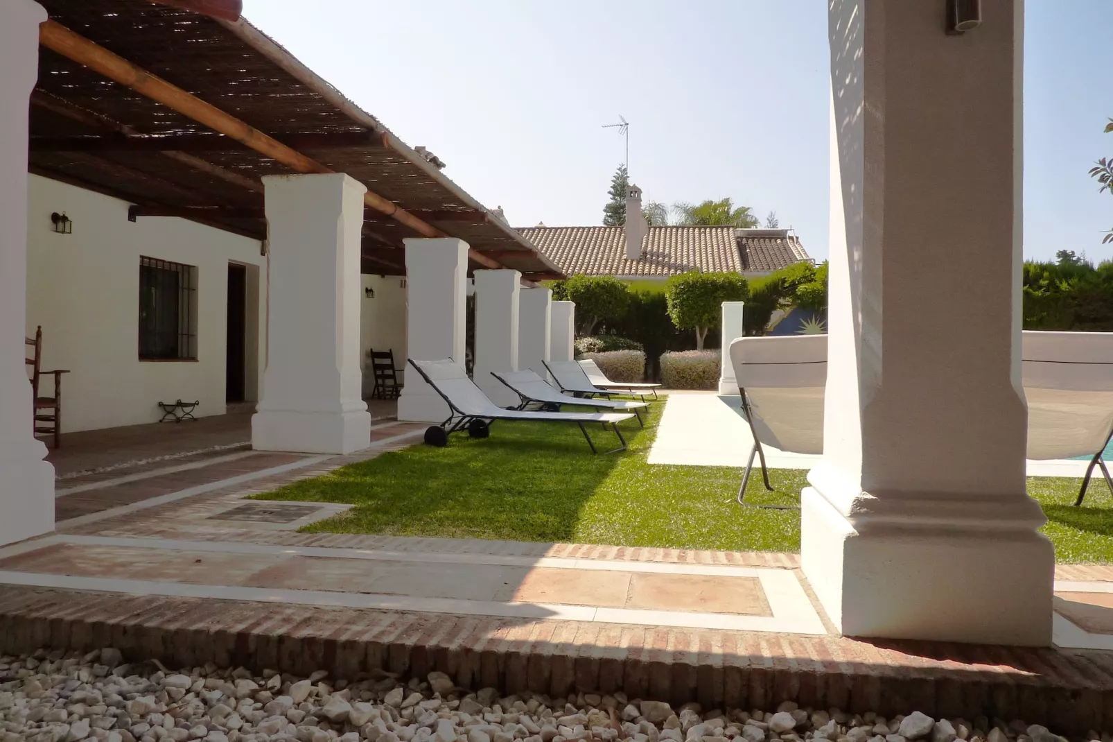 La Abadesa-Gardens in summer
