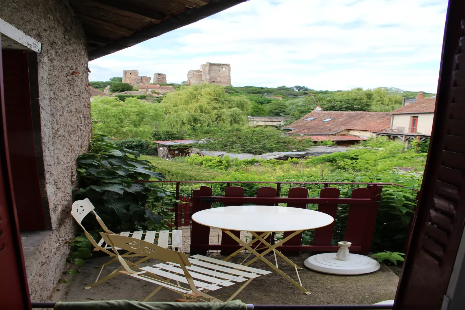 Gîte Calvaire - Hérisson-Terrace balcony