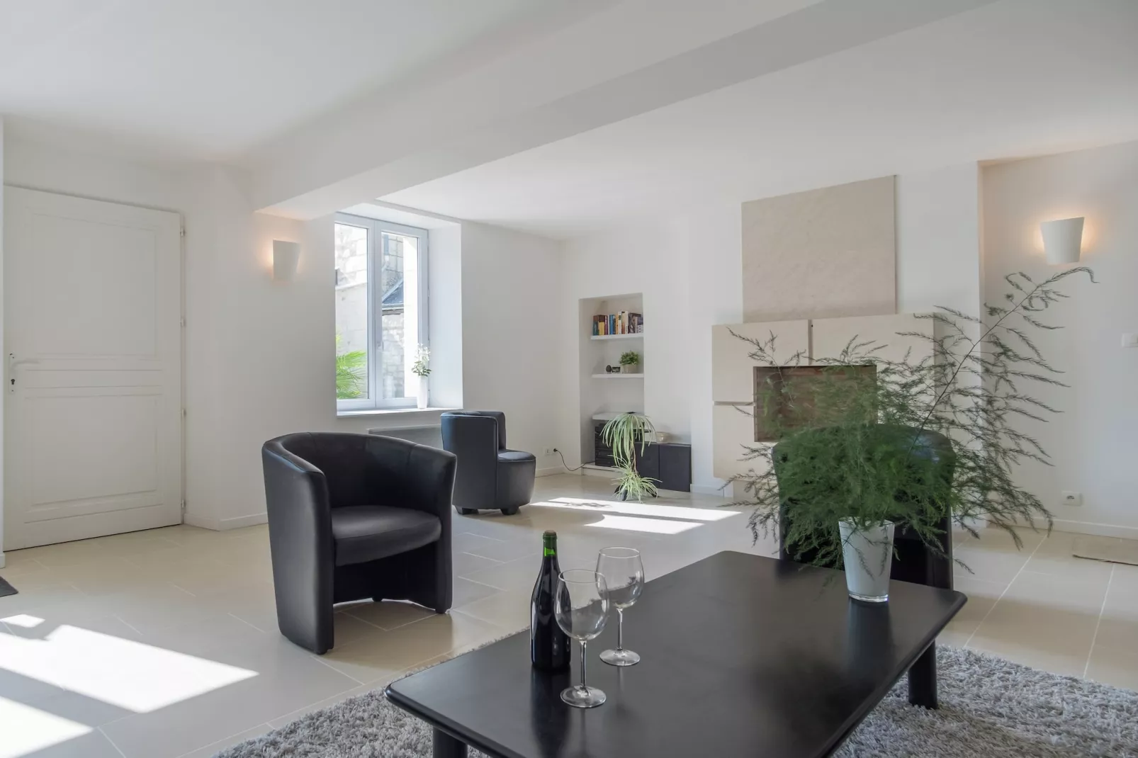 Maison de vacances Beaumont en Véron-Wohnzimmer