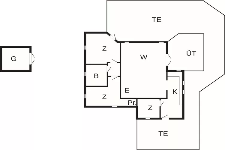 Maison de vacances pour 6 a Børkop-By Traum-Plan