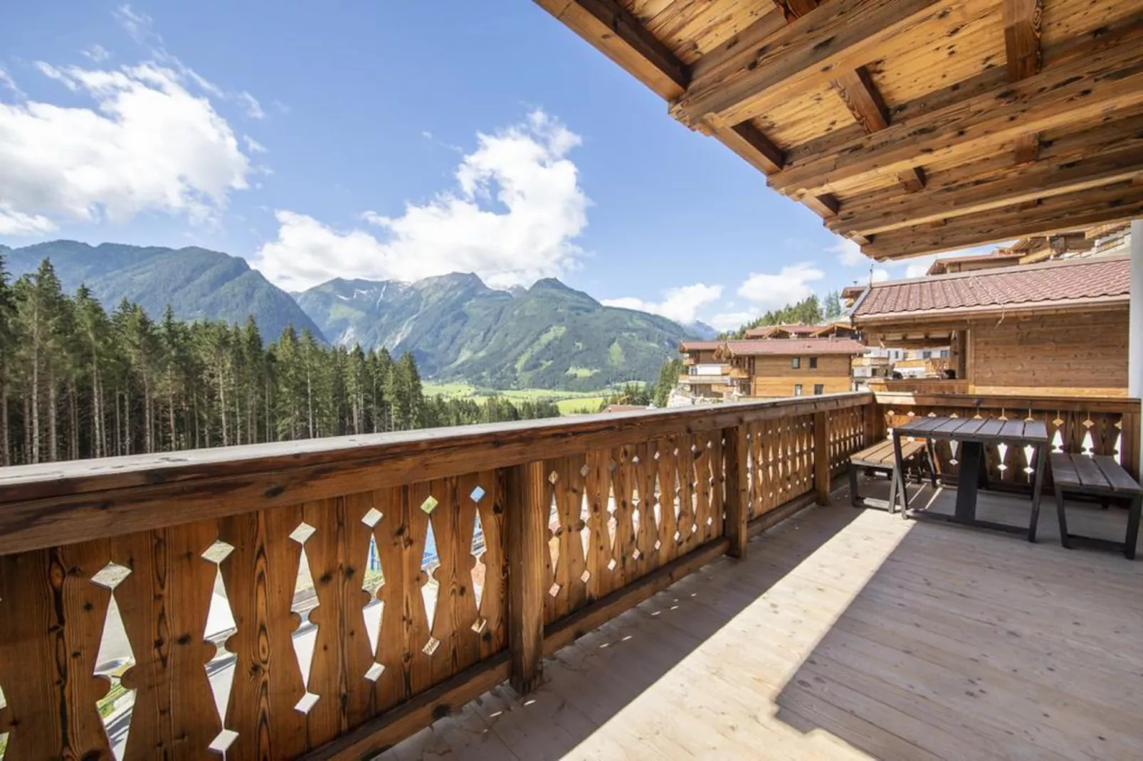 Nationalpark Chalet Ochsenbug-View in summer