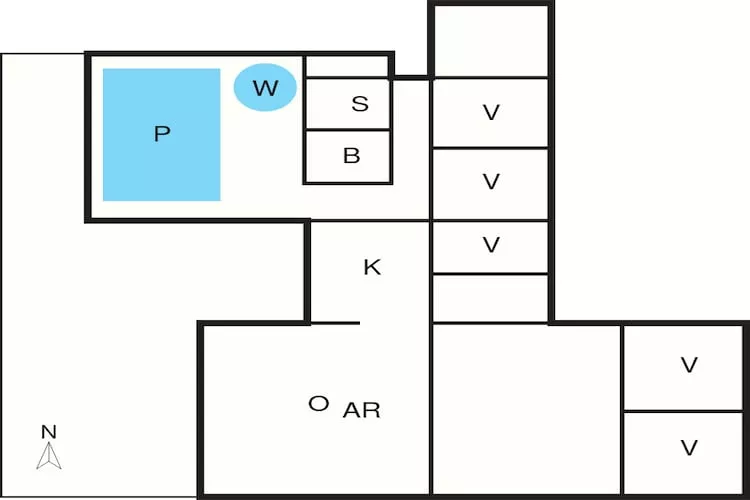 Luxury Beach House for 14 - By Traum Ferienwohnungen-Floor plan