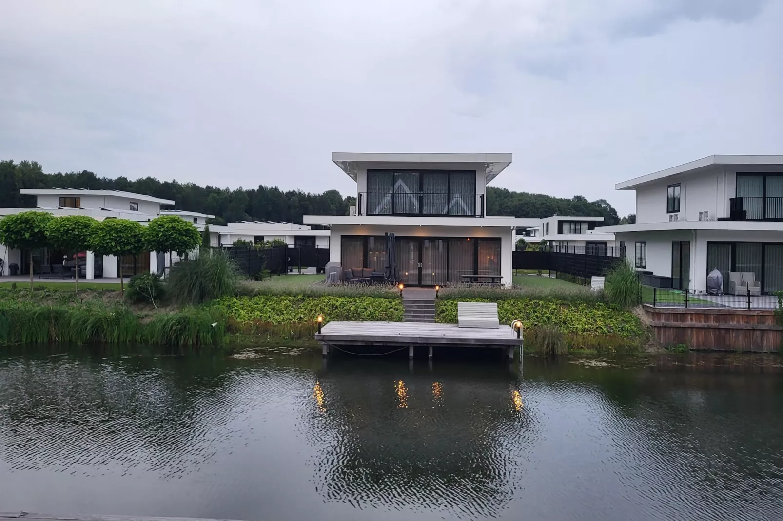 Watervilla Harderwold 577a-Garten Sommer