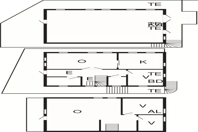 6 person holiday home in Bygstad-Floor plan