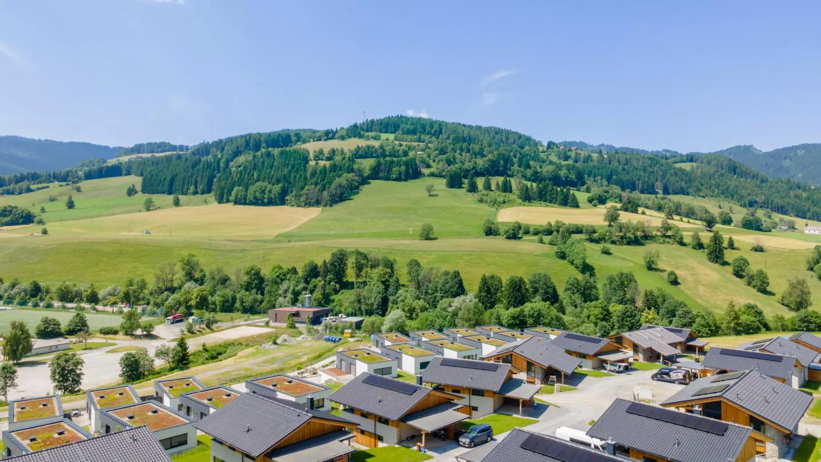 Grebenzen Lodge Edelweiss-Außenbereich Sommer