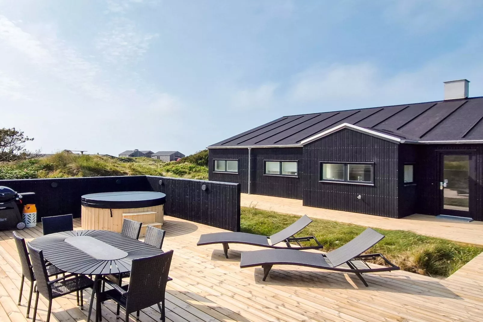 5 Sterne Ferienhaus in Løkken-By Traum-Im Freien