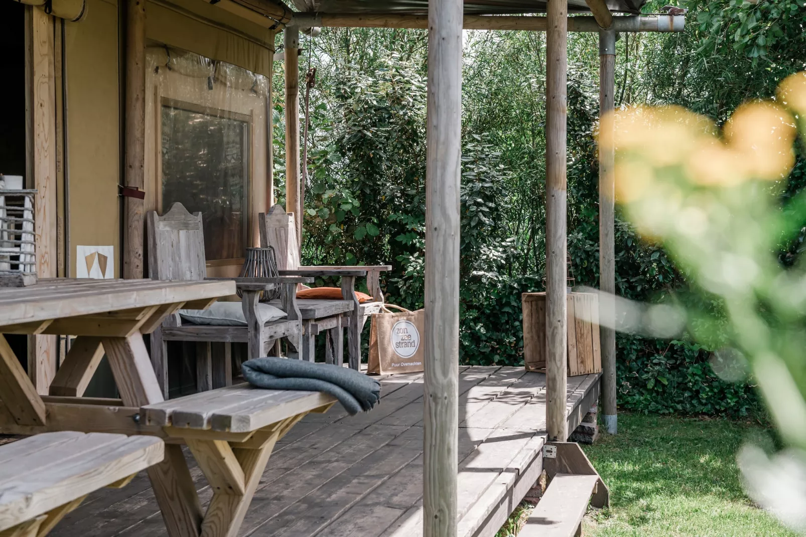 Beach Lodge Luxe - Duynpark-Terrasse / balcon