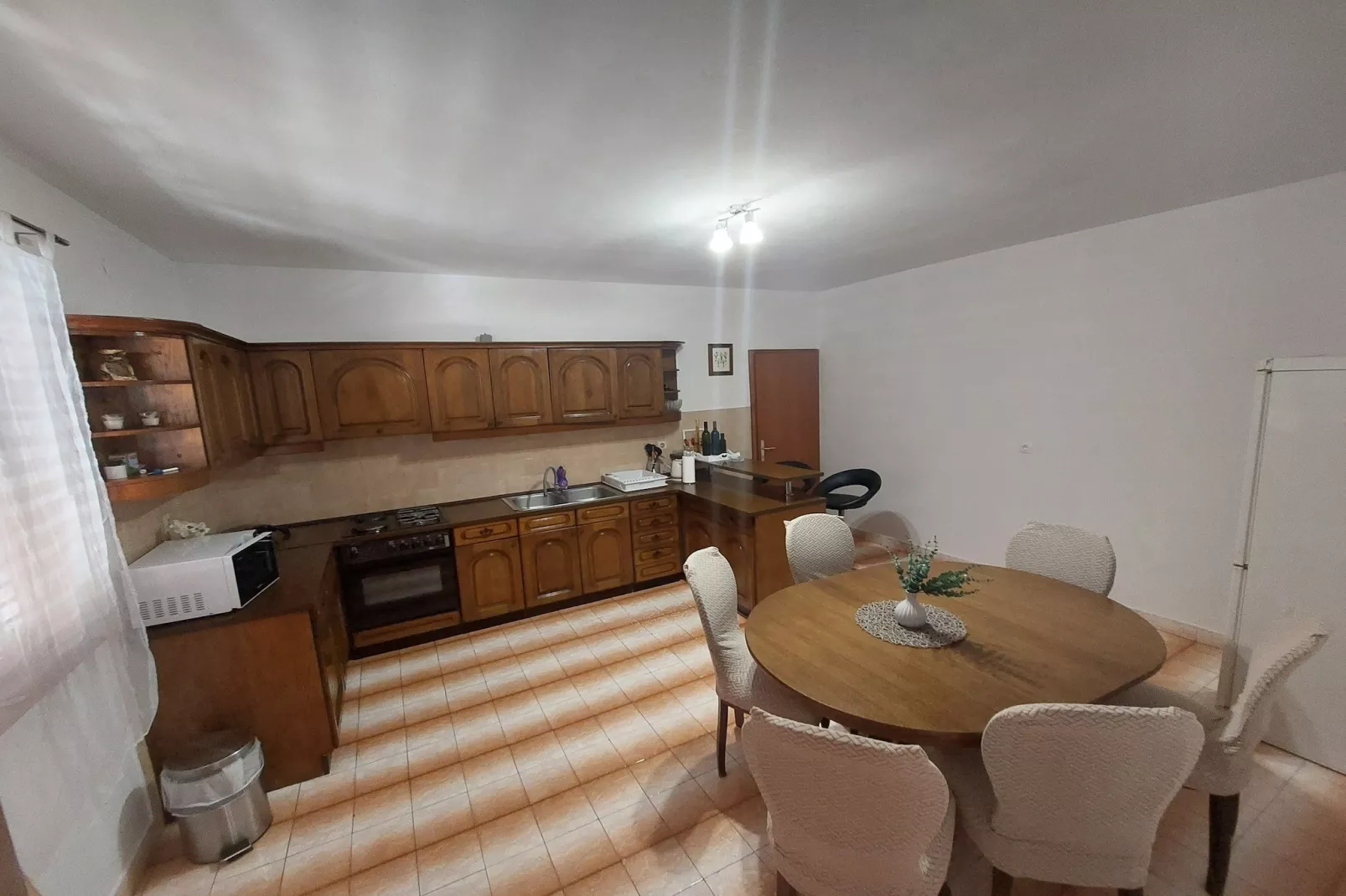 Apartment Dominik - Two Bedroom Apartment with Terrace and Sea View-Küche