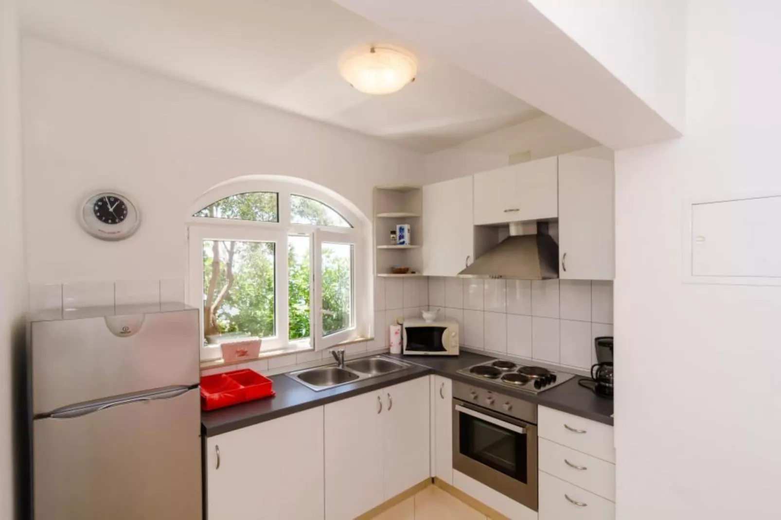 Apartments Plavac Mali- Comfort One Bedroom Apartment with Terrace and Sea View-Küche
