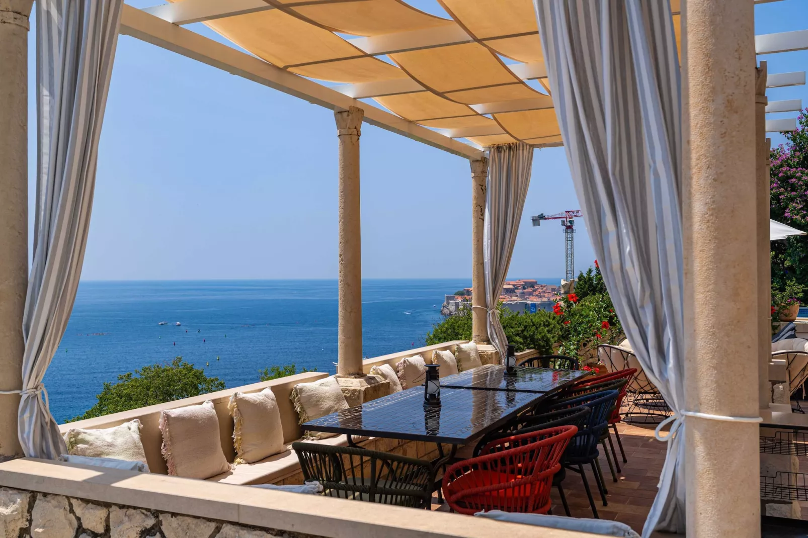 Villa Adrian - Six Bedroom Villa with Swimming pool and Sea View-Terrace