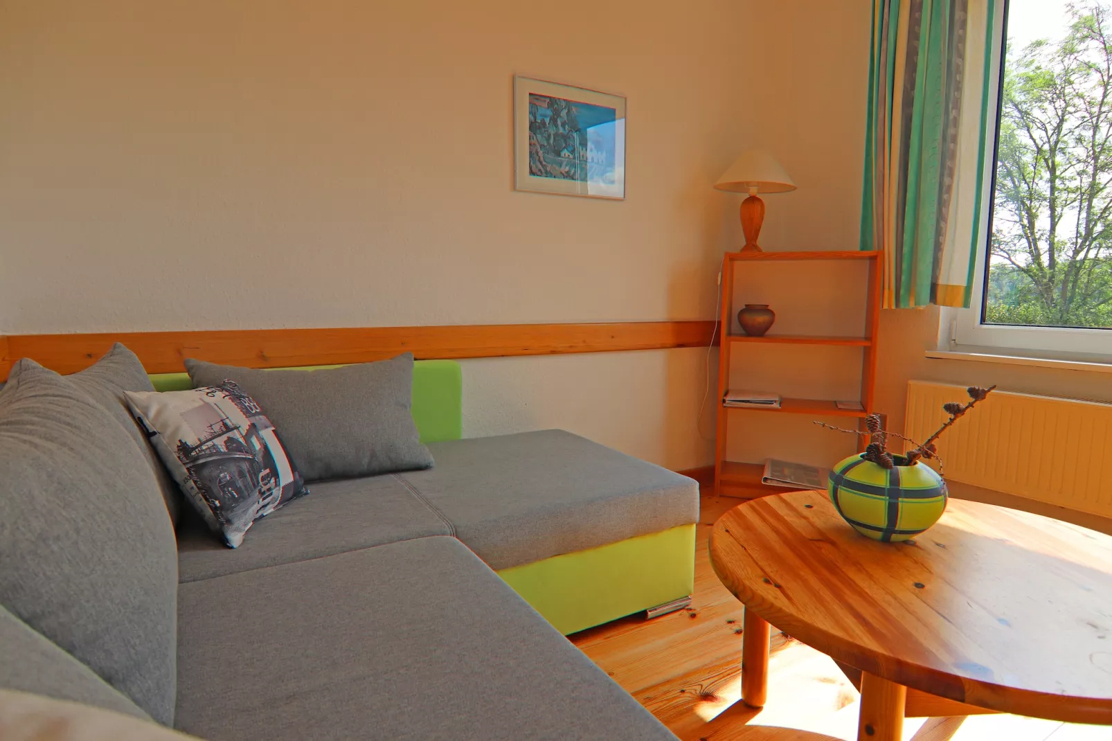 Ferienhäuser Inselblick / Ferienhaus 2 60 qm-Wohnzimmer