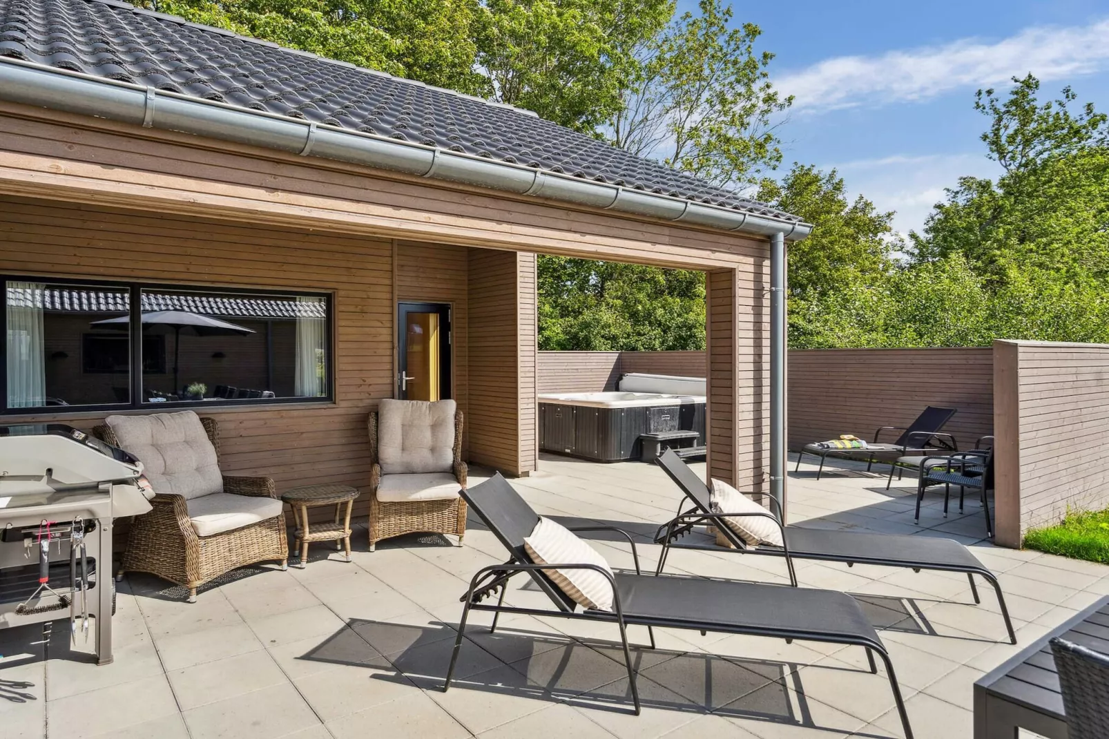 5 Sterne Ferienhaus in Sydals-Im Freien
