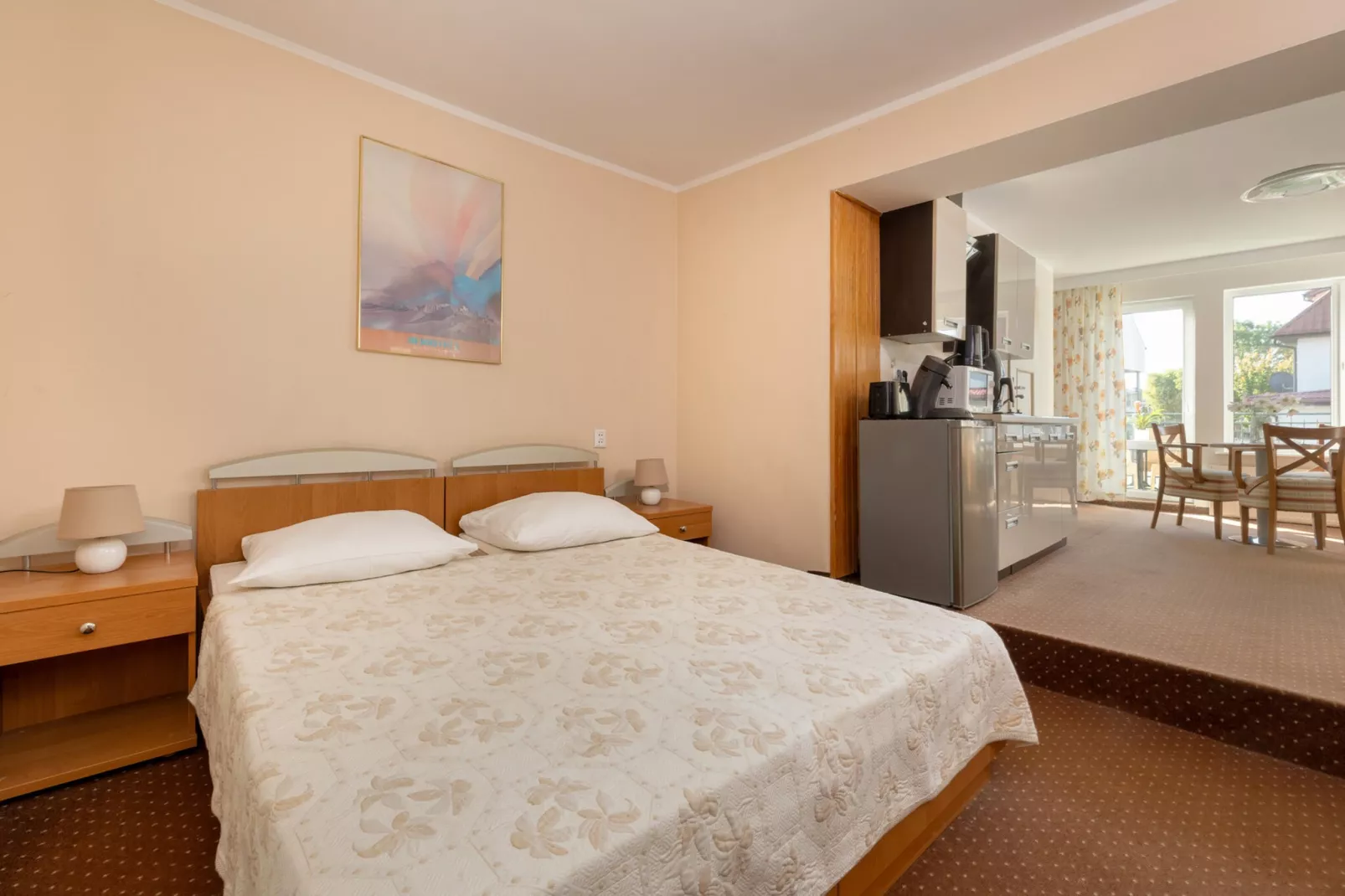 Studio wakacyjne nr 1 dla 2 osób ze śniadaniami Rewal-Schlafzimmer