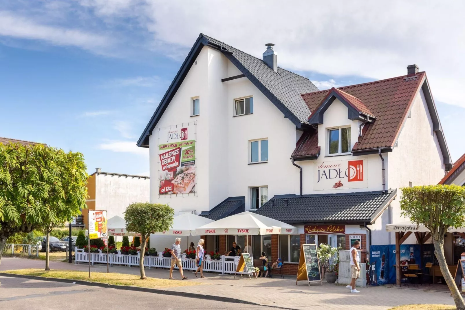 Studio wakacyjne nr 8 dla 4 osób ze śniadaniami Rewal-Außenbereich Sommer