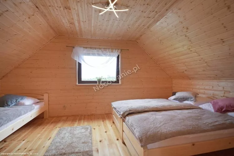 Domki w Pleśnej-Schlafzimmer