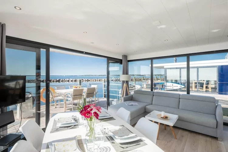 Hausboot Fjordblick / 5 Personen-Living room