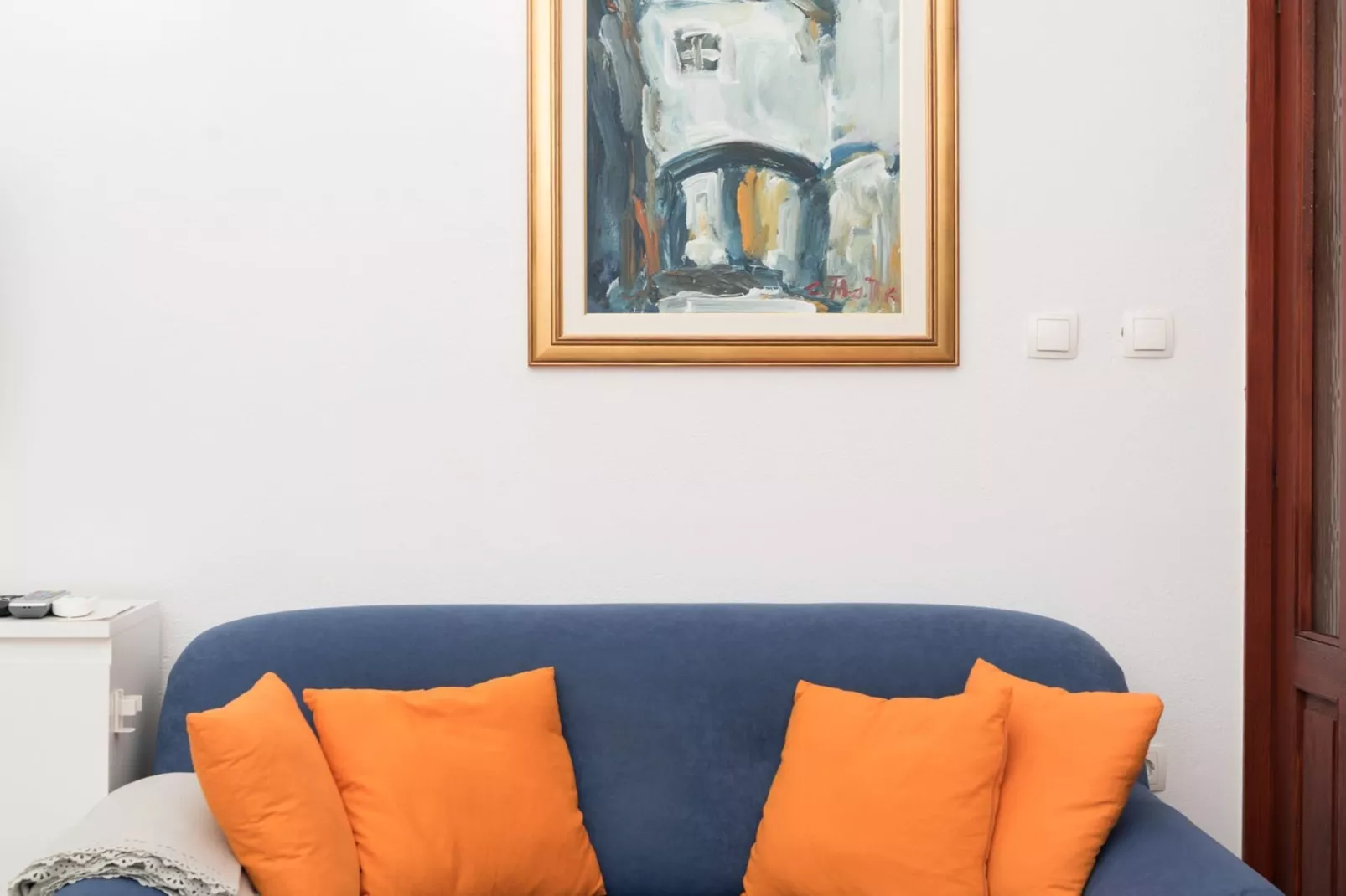 Stylish Lovran Sea View Apartments - One Bedroom Apartment with Terrace and Sea View-Wohnzimmer