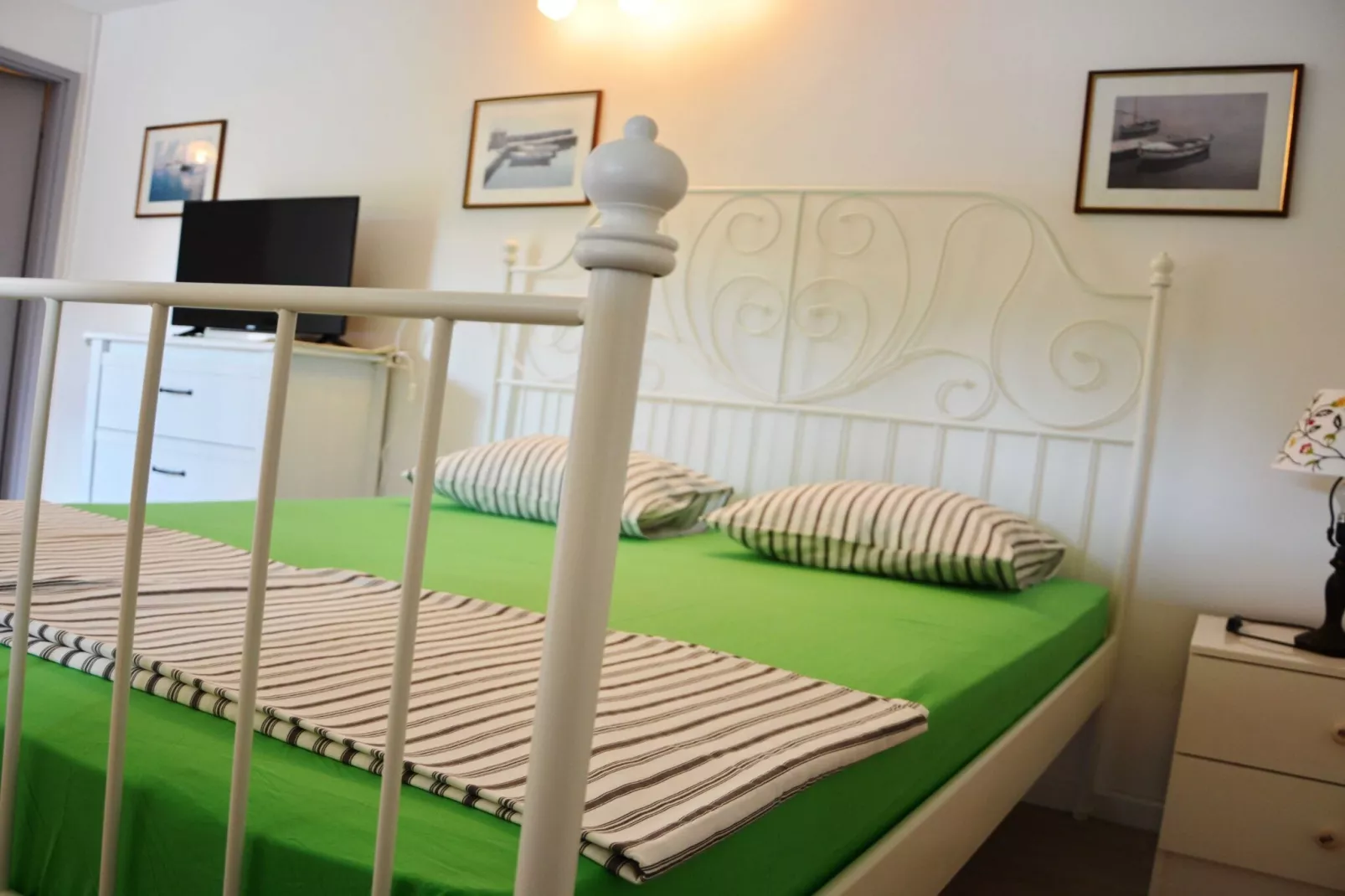 Blissful Bay Apartments Vrboska - Studio with Terrace (owner Ruzmarin)-Bedroom
