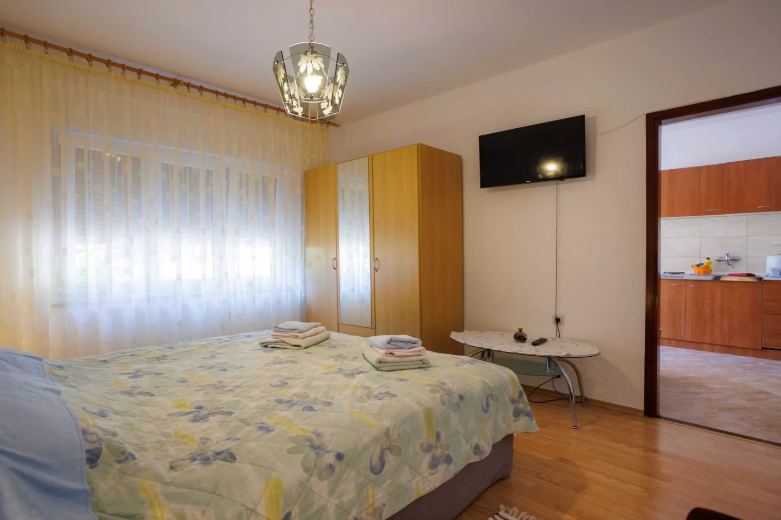Beachfront Cozy Krk Apartment with Balcony - One Bedroom Apartment with Balcony-Bedroom