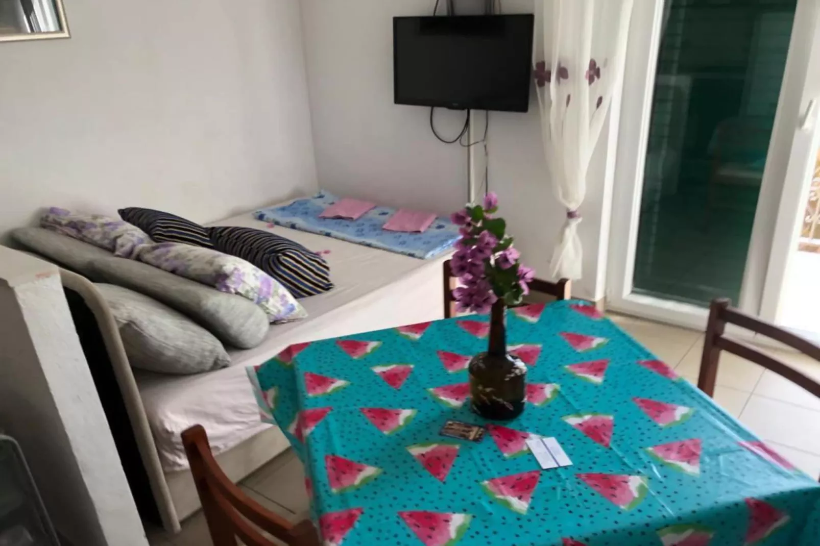 Apartmani Villa Borzic - One Bedroom Apartment with  Terarce and Sea View 1- Omiš-Chambre