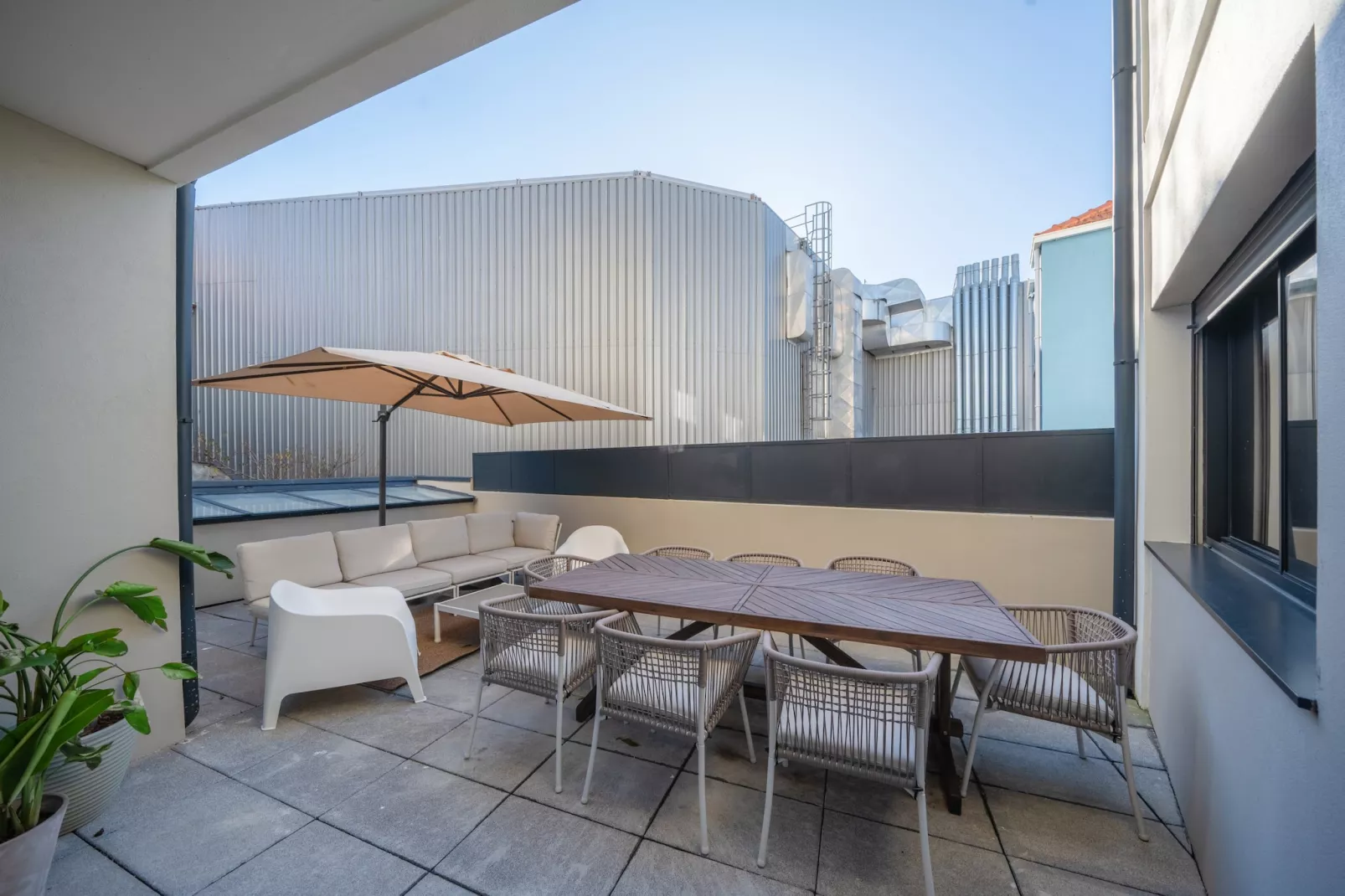 Feel Porto Firmeza Coworking & Flat 2.4-Terrasse