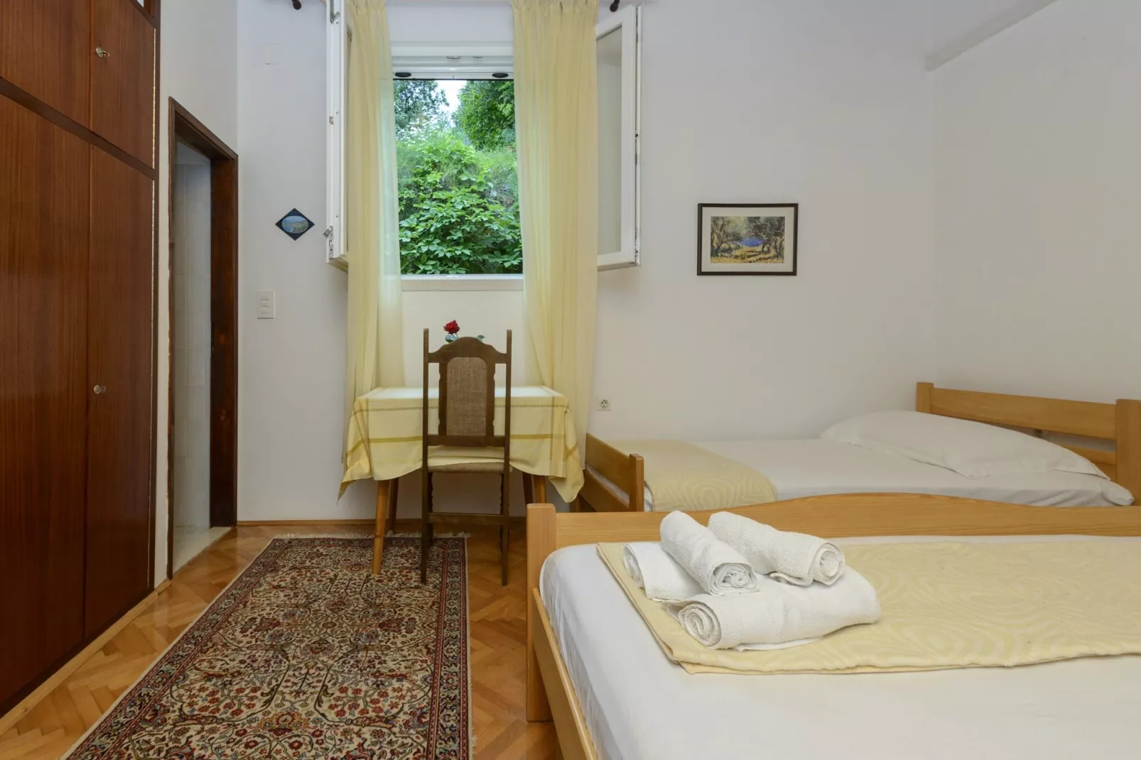 Oreb Dream Apartments - One Bedroom Apartment with Terrace and Garden View (Apartment 3)-Bedroom