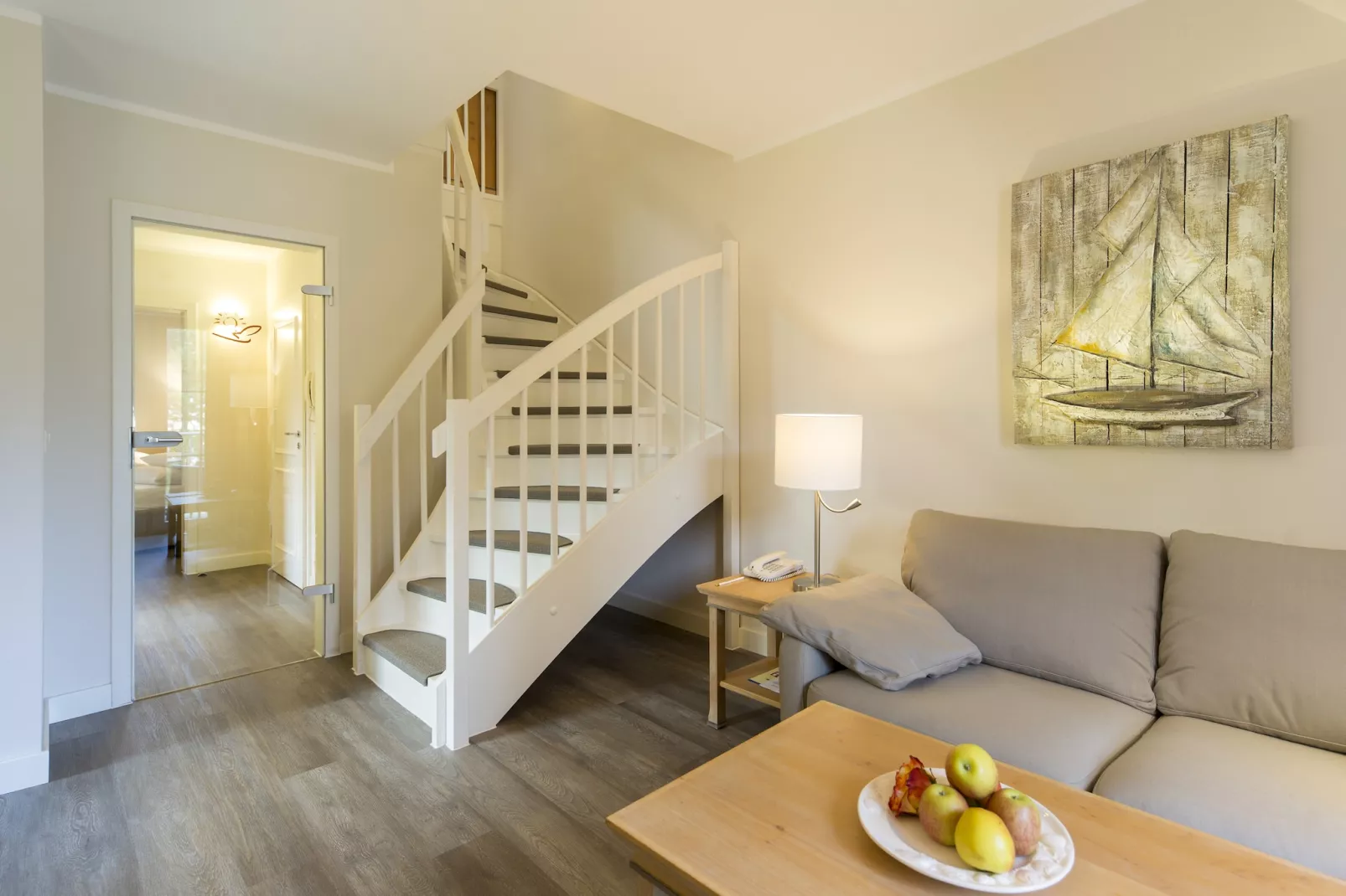 Familienhaus - Strandhotel Fischland-Wohnzimmer