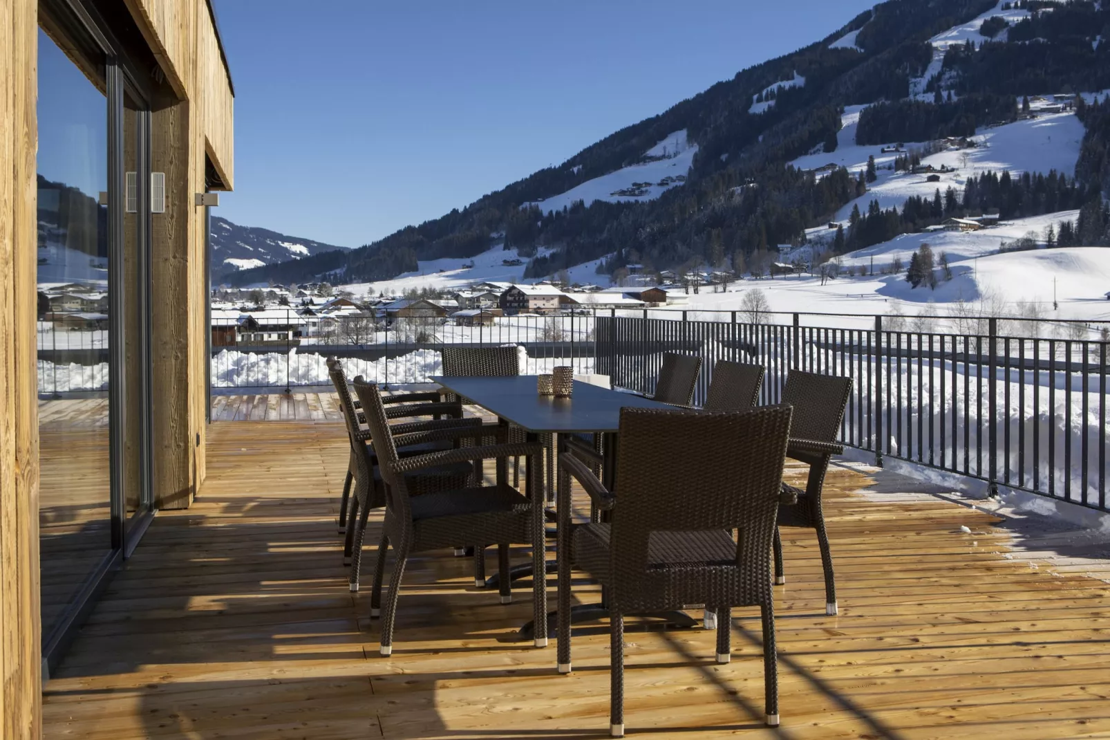 Berg & Golf Apartments Westendorf 4-Terrasse / balcon