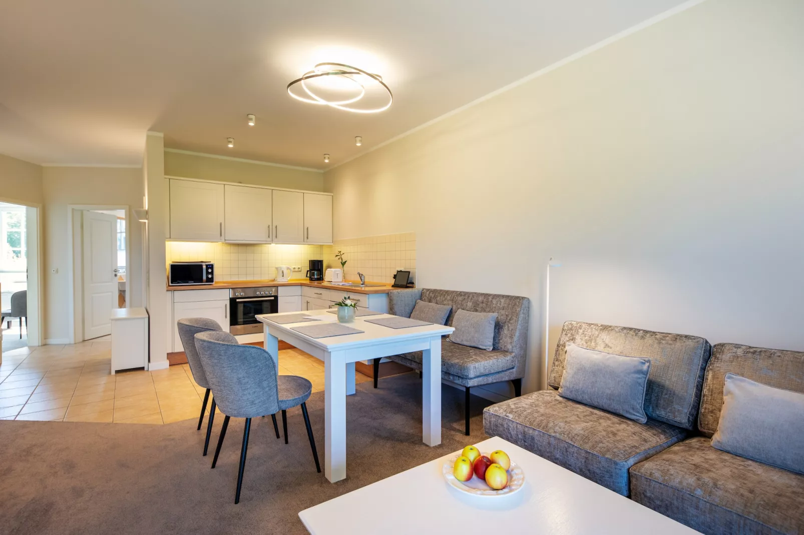 Garten Ferienwohnung - Strandhotel Dünenmeer-Salon