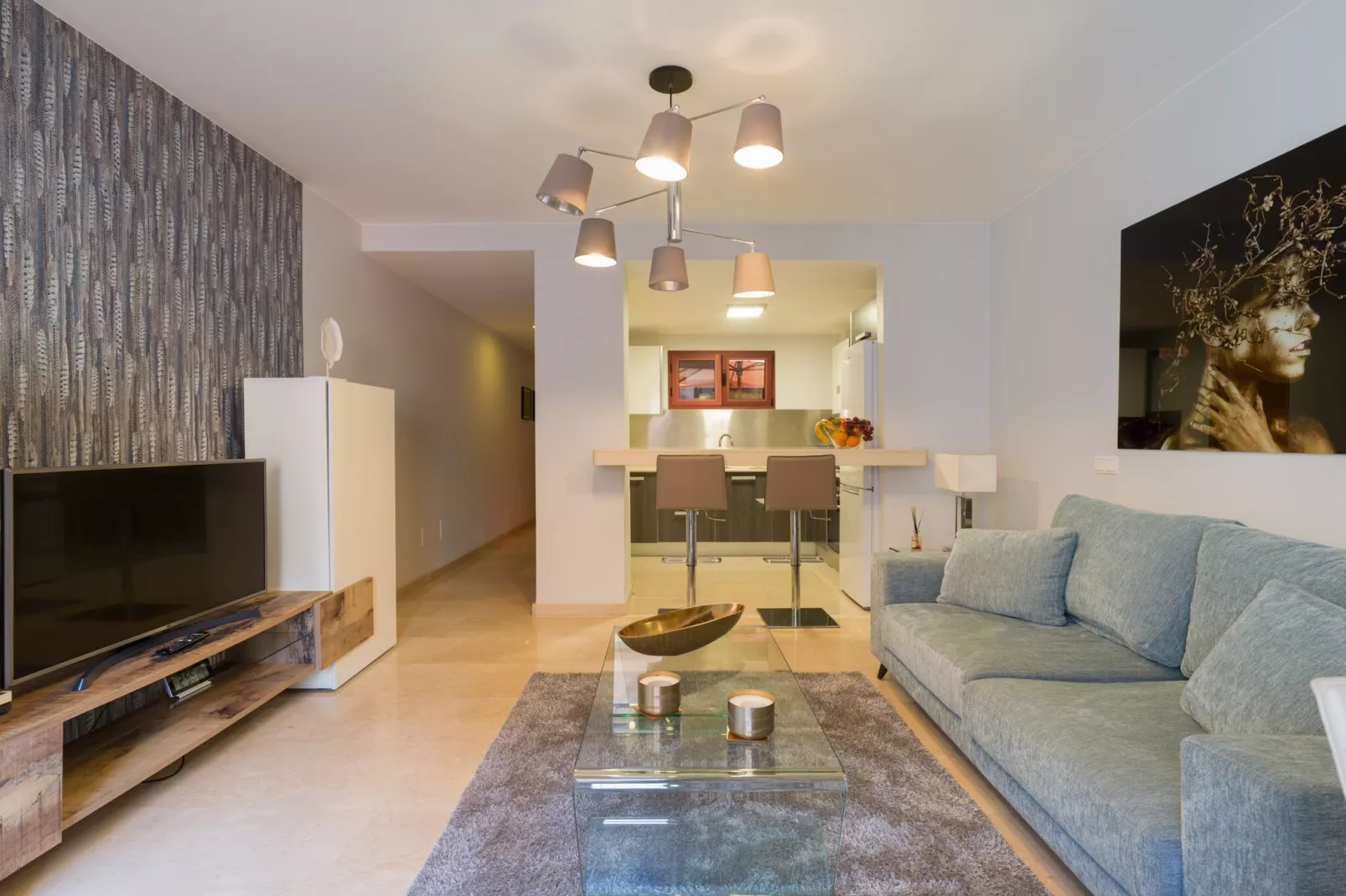Luxury Dunas in Las Canteras By CanariasGetaway-Living room